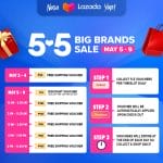 Lazada 5.5 Big Brands Sale Vouchers Cheat Sheet
