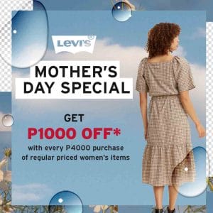 Levi's - Mother's Day Special: Get ₱1000 Off Promo