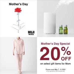 MUJI - Mother's Day Special: Get 20% Off on Select Items