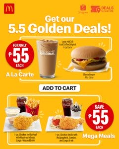 McDonald's - 5.5 Golden Deals Promo via Shopee