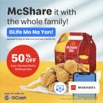 McDonald's - Get 50% Off on 6 Pc. Chicken McDo McShare Box via GLife