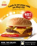 McDonald's - Get Quarter Pounder with Cheese for P85 via McDo Ride-Thru