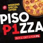 Pizza Hut - Piso Pizza: Buy 1 Get 1 for P1