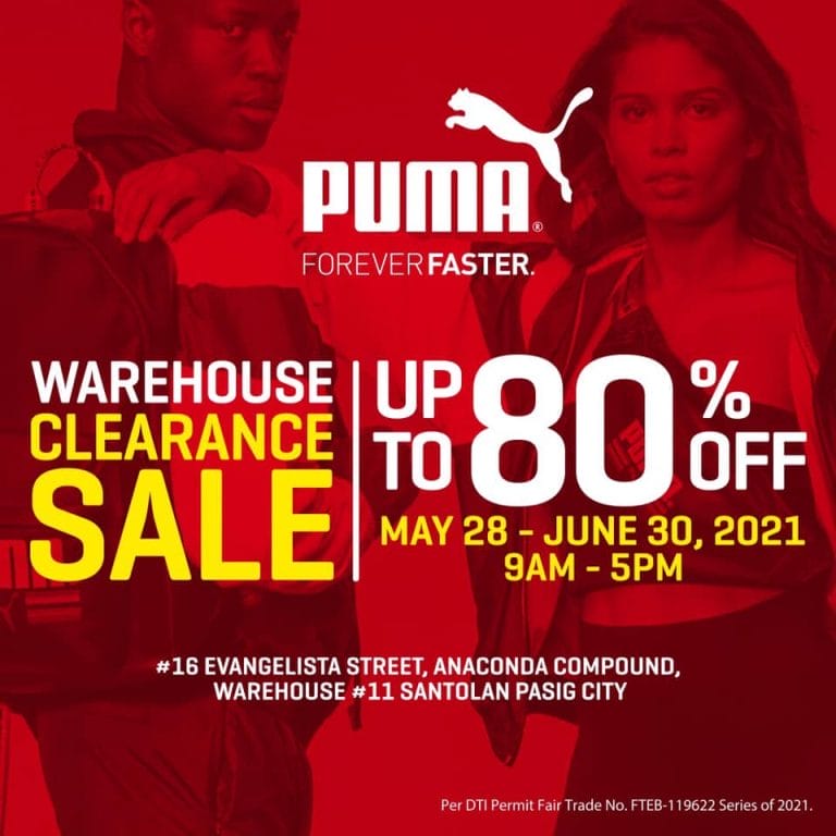 Puma - Warehouse Clearance Sale: Get Up to 80% Off | Deals Pinoy