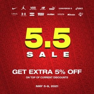 The Playground Premium Outlet - 5.5 Deal: Get Extra 5% Off on Discounted Items