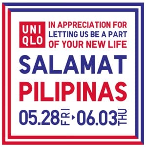 Uniqlo - Salamat Pilipinas Promo