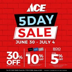 ACE Hardware - 5-Day Sale: Get 30% Off on Selected Items