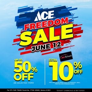 ACE Hardware - Freedom Sale: Get Up to 50% off on Selected Items