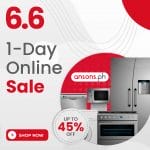 Anson's - 6.6 Deal: 1-Day Online Sale: Get Up to 45% Off