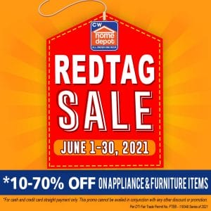 CW Home Depot - Red Tag Sale: Get Up to 70% Off