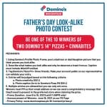 Domino's Pizza Father's Day Look-Alike Photo Contest