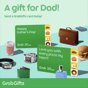 Send Dad the Gift of Grab with the GrabGifts Card