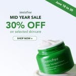 Innisfree - Mid Year Sale: Get 30% Off on Selected Skincare