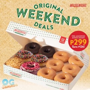 Krispy Kreme - June Original Weekend Deals for P299 (Save P126)