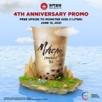 Macao Imperial Tea - 4th Anniversary Promo: FREE Upsize to 1 Liter