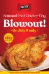 Max's Restaurant - National Fried Chicken Day Blowout: Starts at P299 (Save P200)