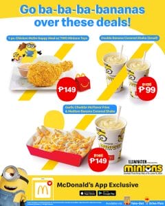 McDonald's - Exclusive Minions Deals via the McDo App 