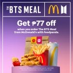 McDonald's - Get P77 Off The BTS Meal via Foodpanda