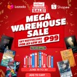 National Book Store - Mega Warehouse Sale via Lazada and Shopee