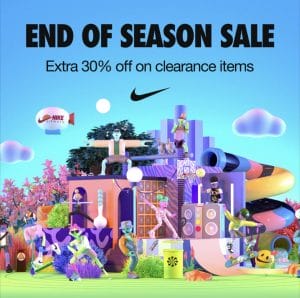 Nike End of Season Sale Jun21