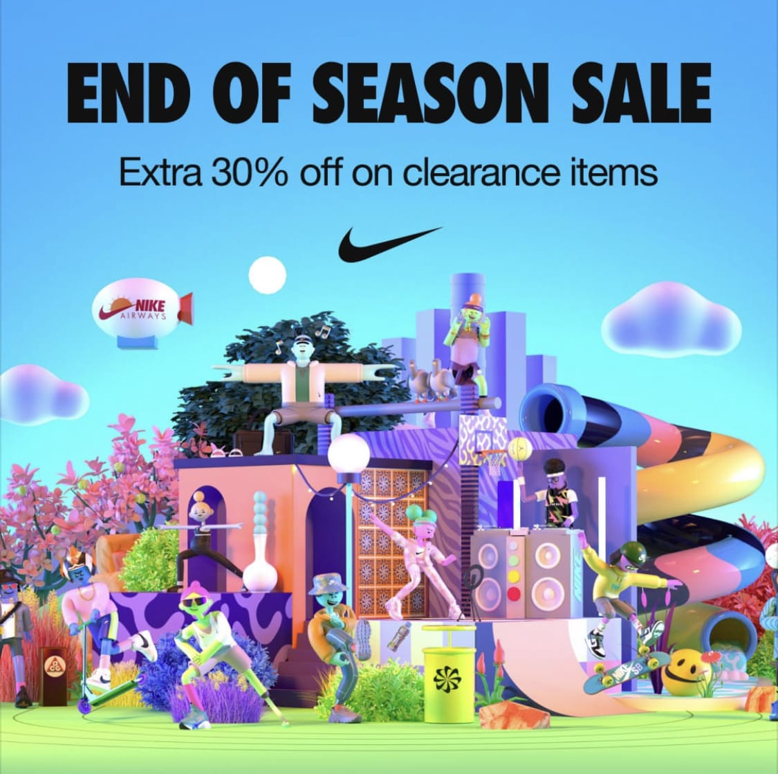 nike end of season sale