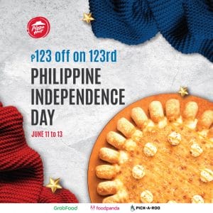 Pizza Hut - Get P123 Off on Large Pizzas