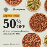 PizzaExpress - Express Deals: Get Max P77 Discount via Foodpanda