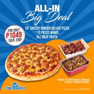 S&R - All-In Big Deal Promo for P1049 (Save P288)