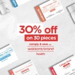 Watsons - Get 30% Off on 30 Pieces Watsons Generics