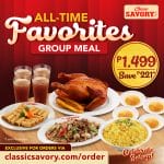 Classic Savory - All-Time Favorites Group Meal for P1499 (Save P221)