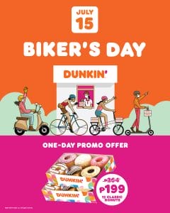 Dunkin Donuts - Biker's Day Promo for P199 (Was P264)