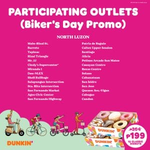 Dunkin Donuts Participating Outlets Jul21 3