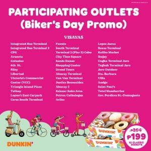 Dunkin Donuts Participating Outlets Jul21 6