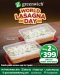 Greenwich Pizza - World Lasagna Day Promo