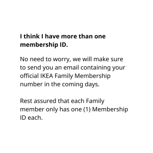 Ask BJÖRN - Ikea Family Membership Sign-up Woes: Answers to Most FAQs