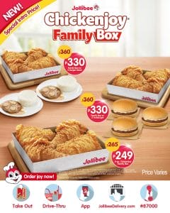 Jollibee - Chickenjoy Family Box July Promo