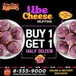 Kenny Rogers Roasters - Buy 1 Get 1 Half Dozen Ube Cheese Muffins