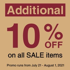MUJI - Get Additional 10% Off on All Sale Items