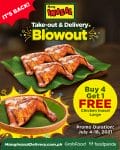 Mang Inasal - Take-out and Delivery Blowout: Buy 4 Get 1 FREE Chicken Inasal Large