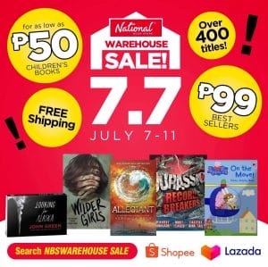 National Book Store - Warehouse Sale: Get Books for As Low As P50