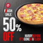 Pizza Hut - 1-Day Flash Sale 50% Off Promo