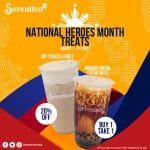 Serenitea - National Heroes Month Treats: Buy 1 Take 1 and 20% Off