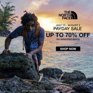 The North Face - Payday Sale: Get Up to 70% Off on Selected Items