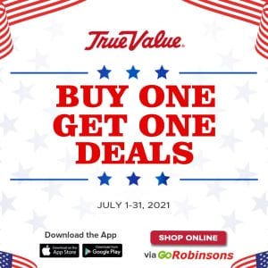 True Value Hardware - Buy 1 Get 1 Deals via GoRobinsons
