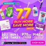 Watsons - 7.7 Buy More and Save More Promo