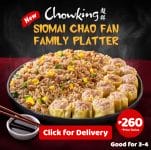 Chowking - Siomai Chao Fan Family Platter for P260