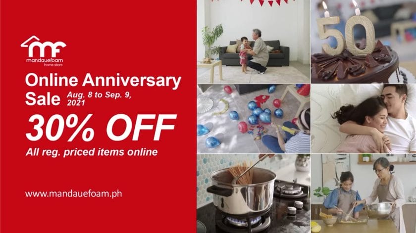 Mandaue Foam - Online Anniversary Sale: Get 30% Off