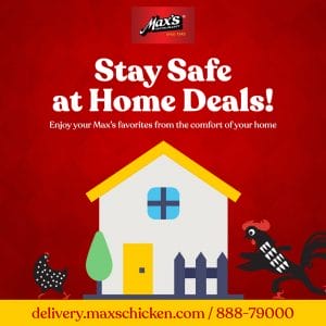 Max's Restaurant - Stay Safe at Home Deals