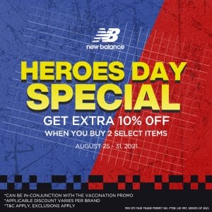 New Balance - Heroes Day Special: Get Extra 10% Off