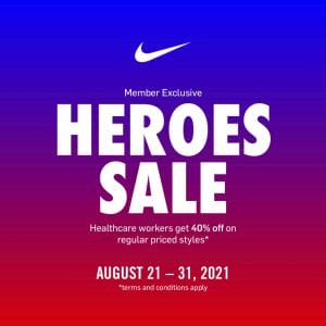 Nike Park - Heroes Sale: Healthcare Workers Get 40% Off 